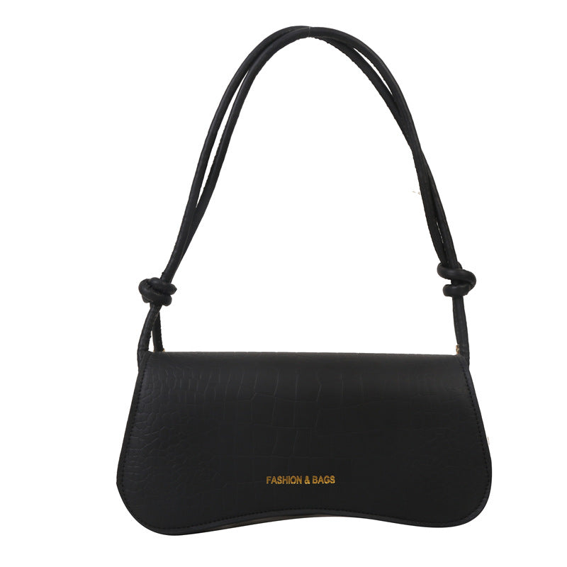 Underarm Bag Chic Solid Color Square Shoulder Purse