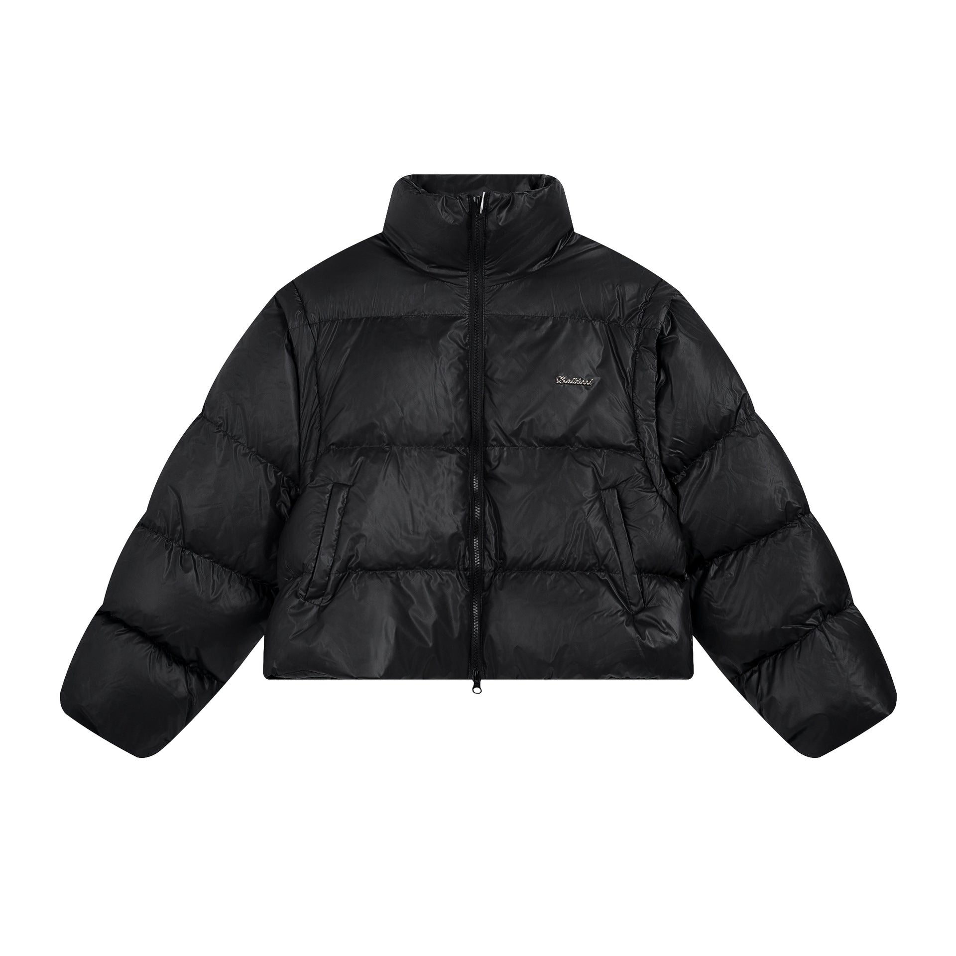 Pleated Texture Thicken Cotton Clothes Coat Men