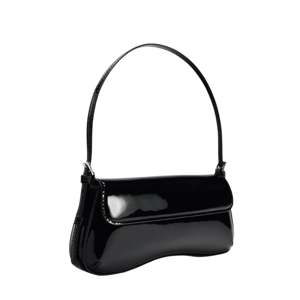 Fashionable Handbag Shoulder Bag Solid Color Adjustable Underarm Bag PU Leather Armpit Bag Ladies