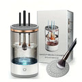 Portable Electric Makeup Brush Cleaning Machine Automatic Rotator with USB Charging Quick Drying Cosmetic Brush Cleaning Tool