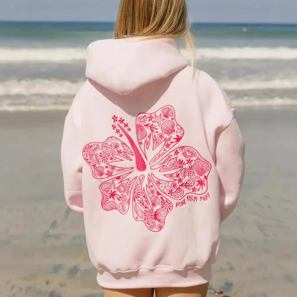 Embroidery Hoodie For Woman