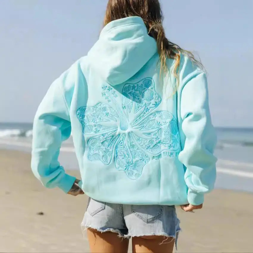 Embroidery Hoodie For Woman