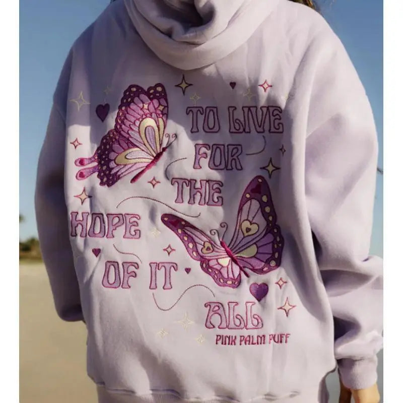 Embroidery Hoodie For Woman