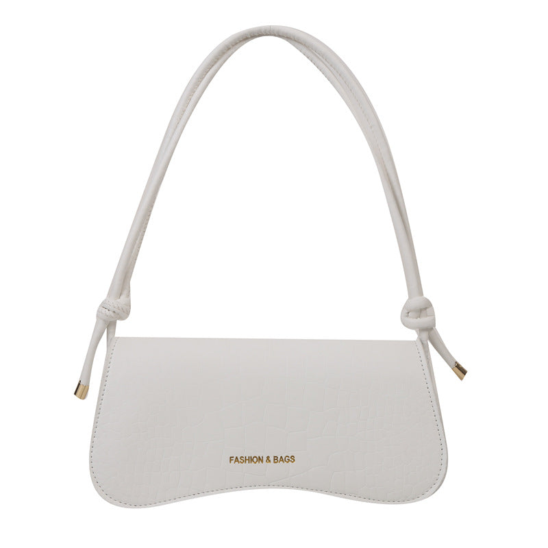 Underarm Bag Chic Solid Color Square Shoulder Purse